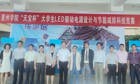 惠州學院首屆“天寶杯”大學生LED驅動電源設計及節能減排科技競賽圓滿閉幕